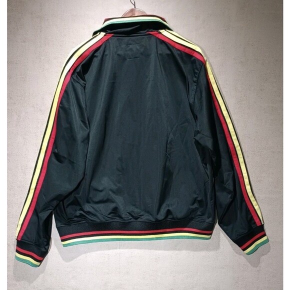 Futbol Track Jacket Mens Medium Black Full Zip Jamaica National Football Team - Picture 8 of 10